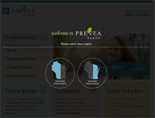 Tablet Screenshot of prevea.com